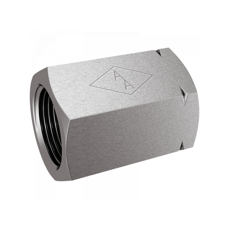 Spannmuffe DIN 16283, Material: Messing, Stahl, 1.4571