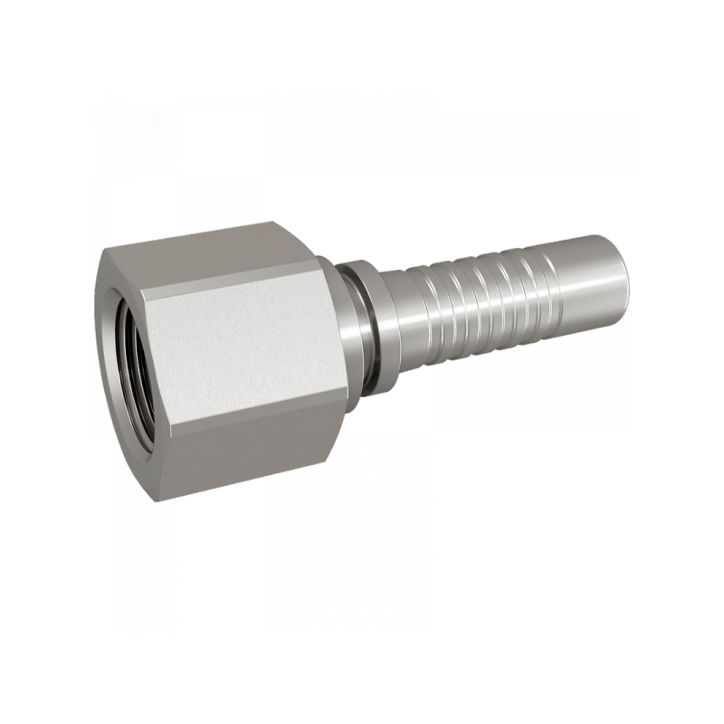 Pressnippel DKJ, Dichtkegel mit 74° Konus, Dichtkegel UNF Gewinde