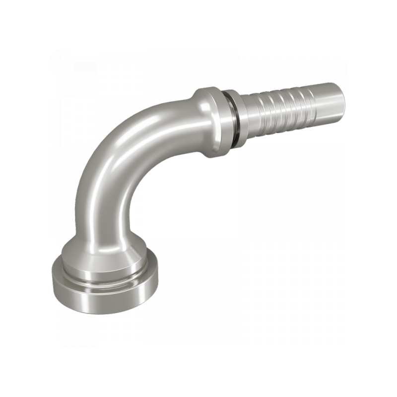 Pressnippel SFL 90°, mit Flansch 3000 PSI, leichte Reihe