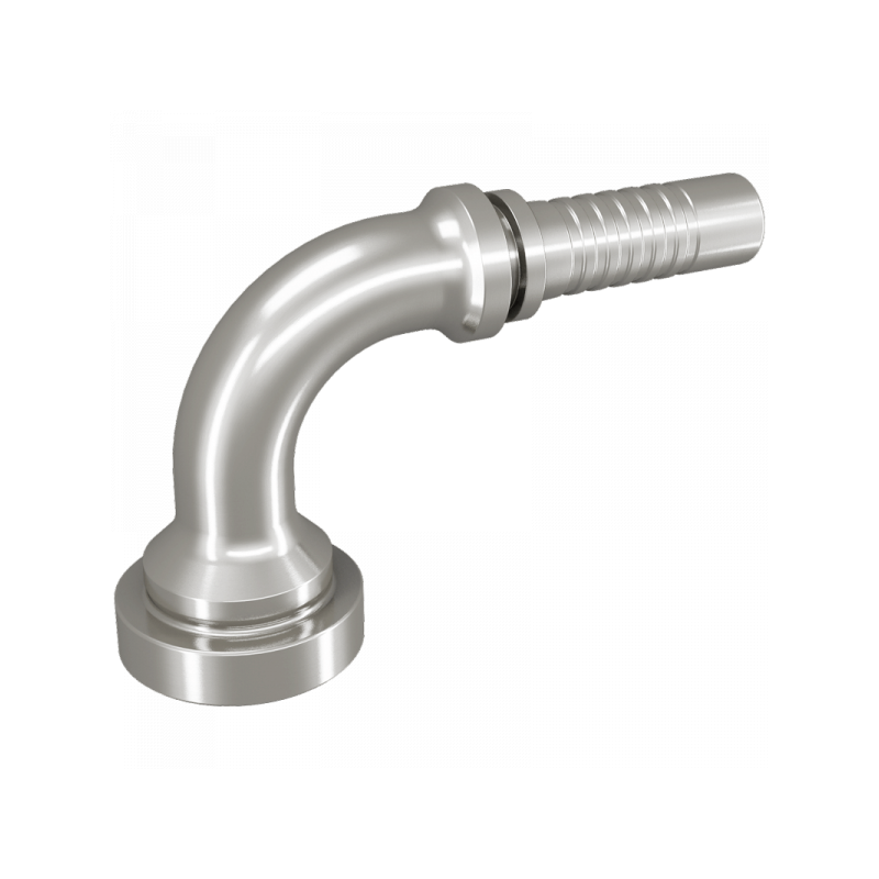 Pressnippel SFS 90°, mit Flansch 6000 PSI, schwere Reihe