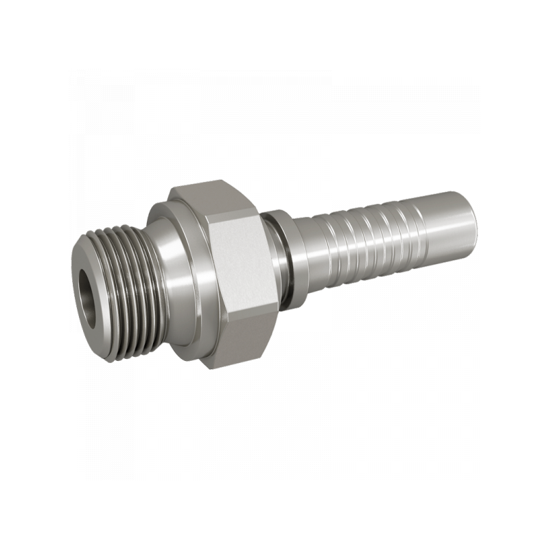 Presssnippel AGR-F, flachdichtend, Außengewinde BSPP