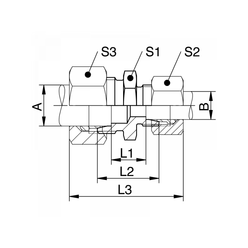Gerade Reduzierung, schwere Reihe