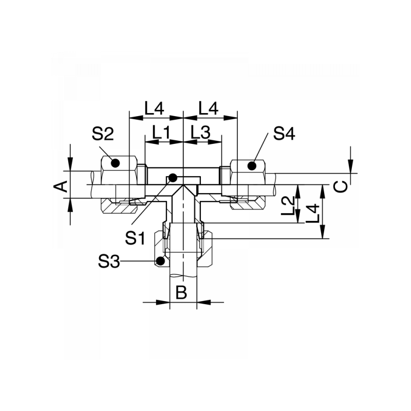 T-Reduzierung, schwere Reihe