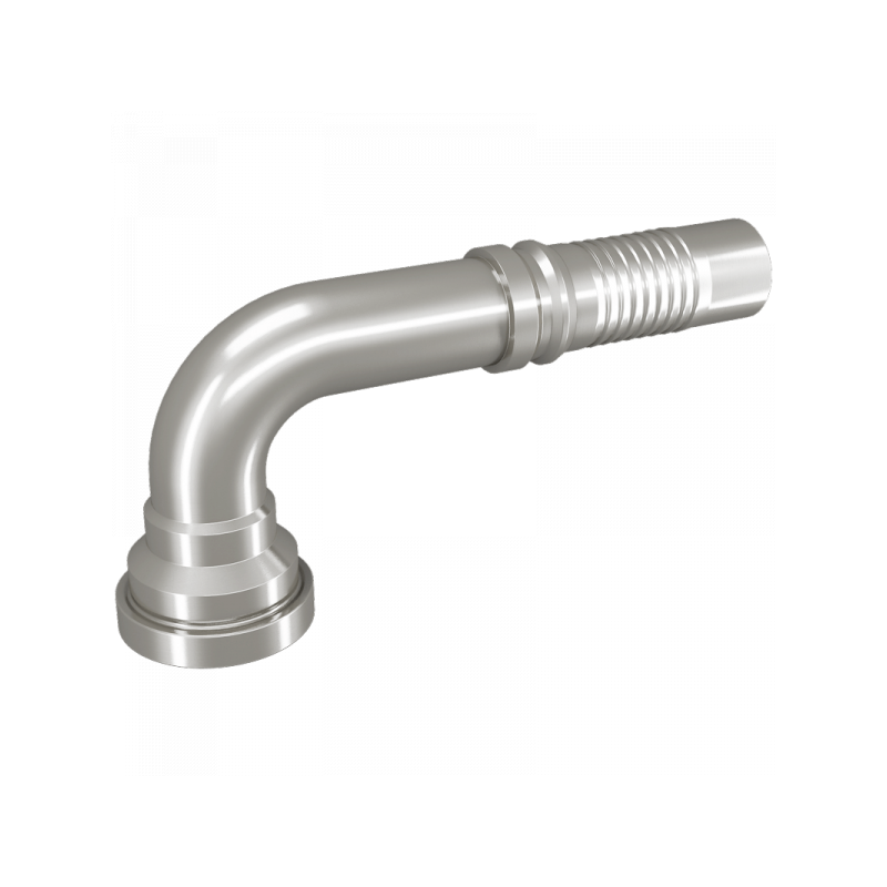 Pressnippel SFL 90°, mit Flansch 3000 PSI, leichte Reihe