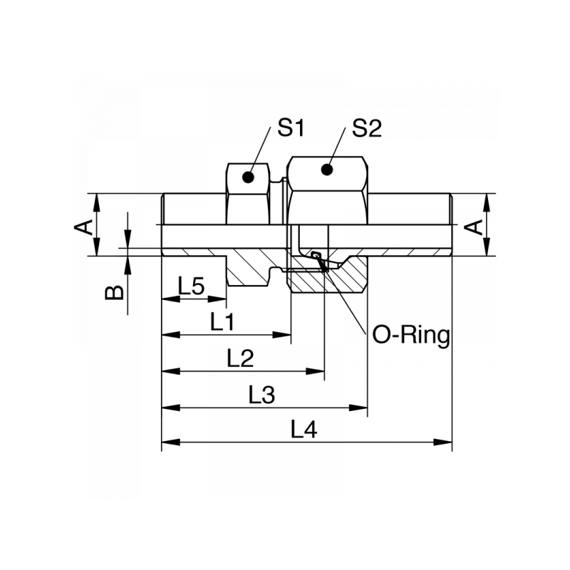 Anschweißverschraubung für Rohr, leichte + schwere Reihe