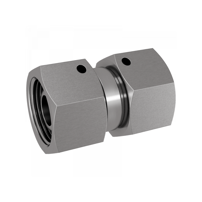 Gerade Verscchraubung mit Dichtkopf und Viton O-Ring, leichte + schwere Reihe